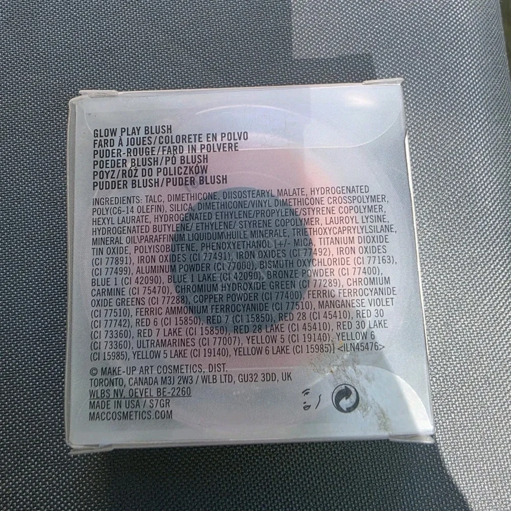 MAC Glow Play Blush CHEER UP 7.3g 0.25oz Full Size Cream Peach Coral NIB